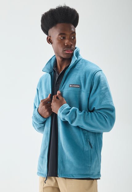 Chaqueta Azul Petróleo Columbia Ciudad Steens Mtn Fz 2.0