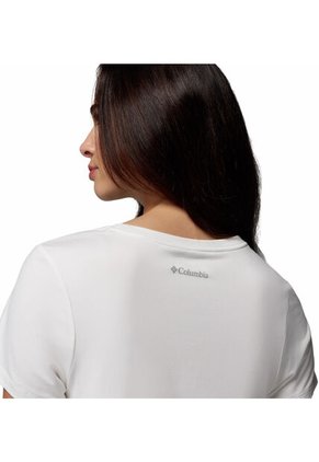 Camiseta Mujer Columbia PARSONS POINT SS T Blanco Columbia