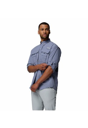 Camisa Hombre Columbia BAHAMA II L/S SHIRT Morado Columbia