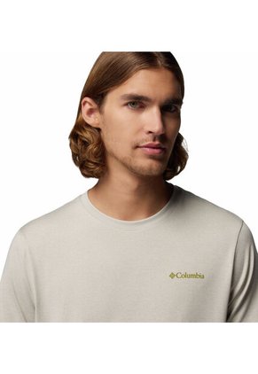 Camiseta Hombre Columbia PARSONS POINT S BACK Beige Columbia