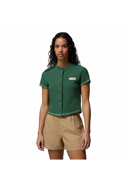 Camiseta Mujer Columbia ACKER ROCK KNIT SHOR Verde Columbia