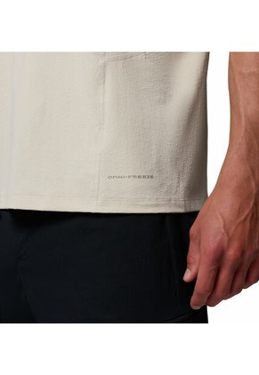 Camiseta Hombre Columbia DIAMOND PEAK SHORT Beige Columbia