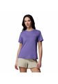 Camiseta Mujer Columbia WILD SPRINGS SS Morado Columbia de Columbia