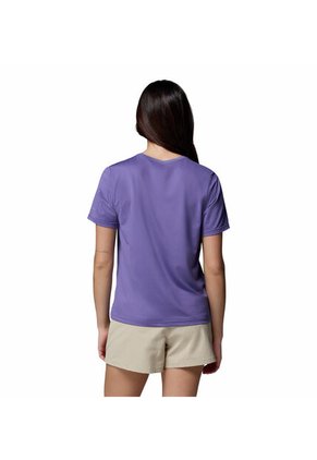 Camiseta Mujer Columbia WILD SPRINGS SS Morado Columbia