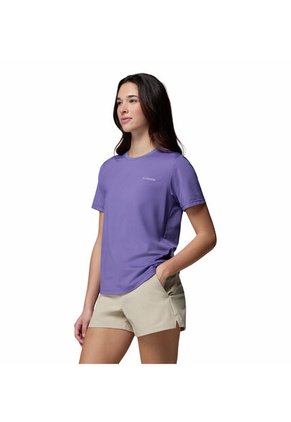 Camiseta Mujer Columbia WILD SPRINGS SS Morado Columbia