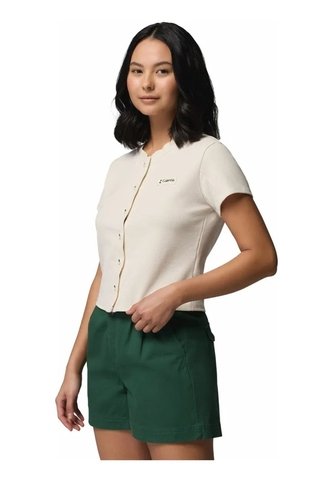 Camiseta Mujer Columbia ACKER ROCK KNIT SHOR Crema Columbia Columbia