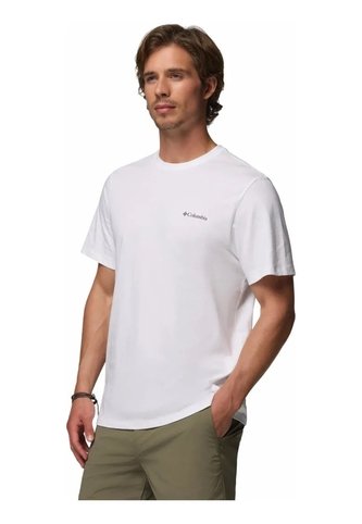Camiseta Hombre Columbia CSC LOGO BACK TEE Blanco Columbia Columbia