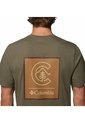 Camiseta Hombre Columbia CSC LOGO BACK TEE Verde Columbia de Columbia
