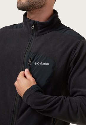 Buzo Negro Columbia Klamath Range Full Zip