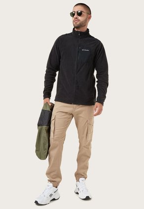 Buzo Negro Columbia Klamath Range Full Zip
