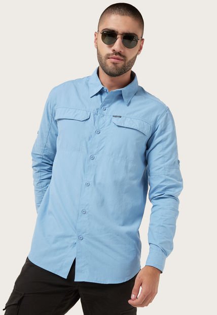 Camisa Celeste Columbia Silver Ridge 2.0