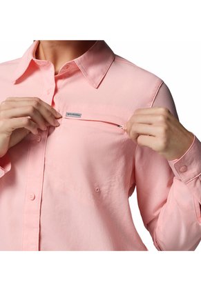 Camisa Mujer COLUMBIA SILVER RIDGE UTILITY Rosado Columbia