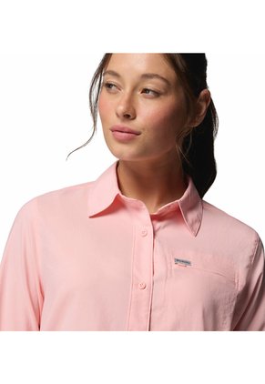 Camisa Mujer COLUMBIA SILVER RIDGE UTILITY Rosado Columbia