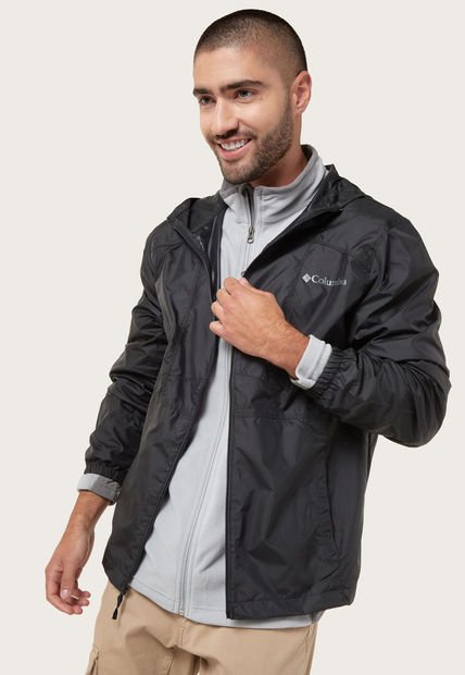 Chaqueta Rompevientos Negro Columbia Flashback