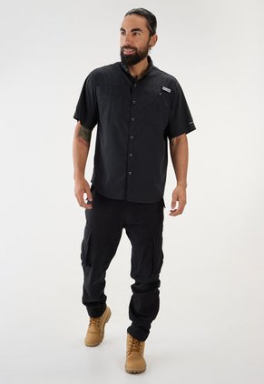 Camisa Negro Columbia Tamiami Ii Ss
