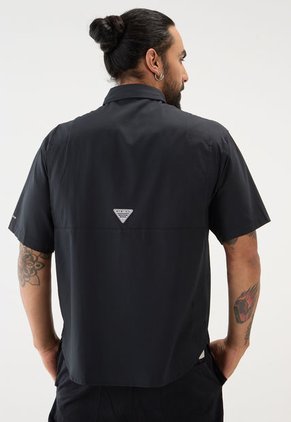 Camisa Negro Columbia Tamiami Ii Ss