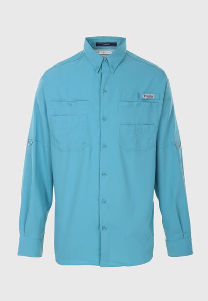 Camisa Columbia Tamiami II Aguamarina
