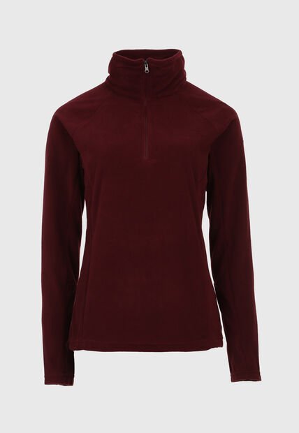 Buzo Columbia Glacial IV  1/2 Zip  Borgoña