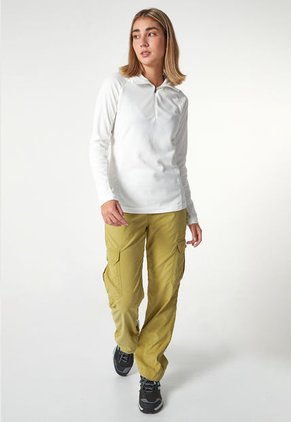 Chaqueta Marfil Columbia Glacial IV 1/2 Zip