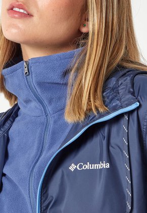 Chaqueta Cortavientos Azul Navy-Blanco Columbia Flash Forward