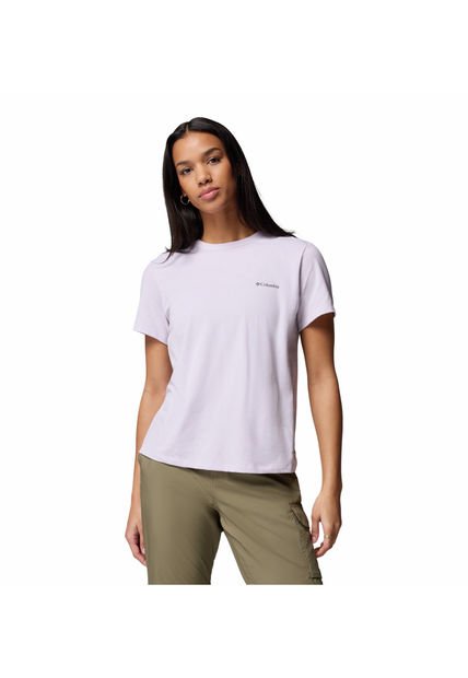Camiseta Mujer Columbia SUN TREK SS II Lavanda Columbia