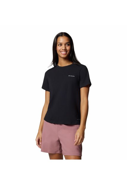 Camiseta Mujer Columbia SUN TREK SS II Negro Columbia