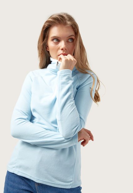 Buzo Celeste-Blanco Columbia Fleece Glacial IV