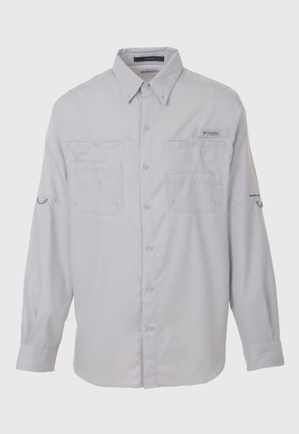 Camisa Columbia Tamiami II Ls Gris