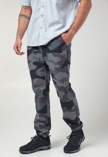Pantalón Gris-Negro Columbia Silver Ridge Utility Convertible