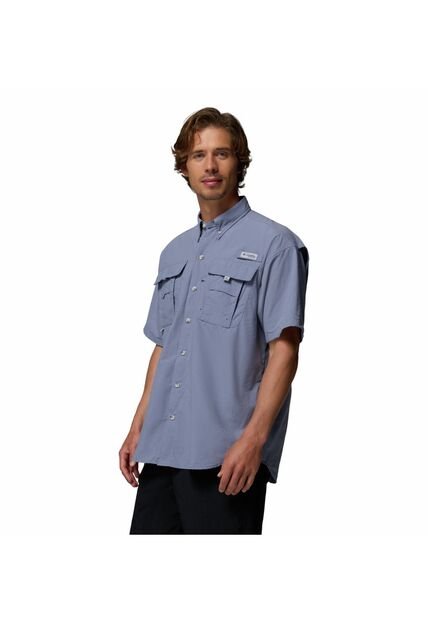 Camisa Hombre Columbia BAHAMA II S/S SHIRT Morado Columbia