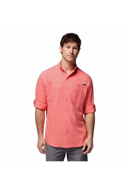 Camisa Hombre Columbia TAMIAMI II LS SHIRT Rosa Columbia