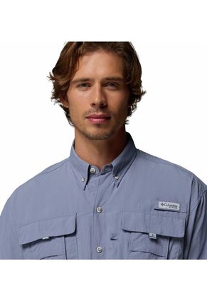 Camisa Hombre Columbia BAHAMA II S/S SHIRT Morado Columbia