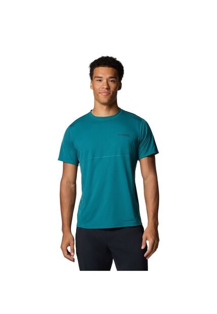 Camiseta Hombre Columbia CIRQUE RIVER PRO SS ML Azul Columbia