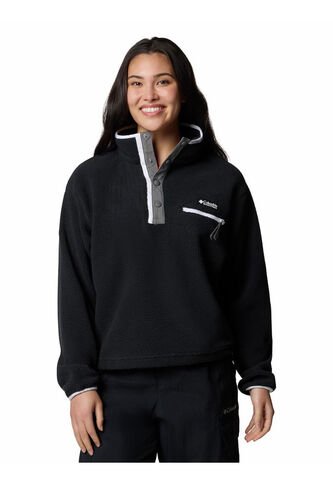 Buzo Mujer Columbia HELVETIA SNAP FLEECE Negro Columbia Columbia
