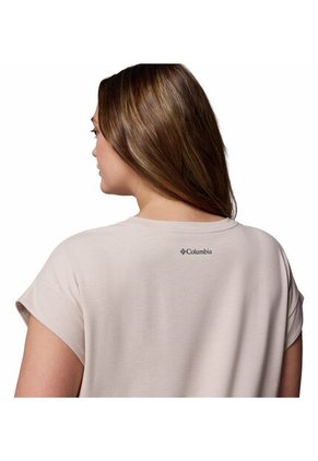 Camiseta Mujer Columbia DANIELA FALLS SS Gris Claro Columbia