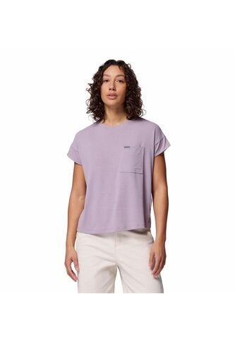 Camiseta Mujer Columbia DANIELA FALLS SS Purpura Columbia Columbia