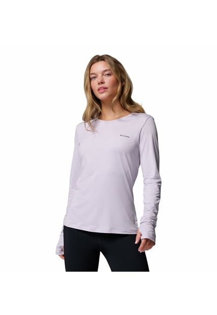 Camiseta Mujer Columbia SLOAN RIDGE LS SHIRT Lavanda Columbia