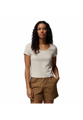 Camiseta Mujer Columbia PINETOWN CANYON RIB Beige Columbia