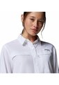 Camisa Mujer Columbia PFG CASTBACK WOVE LS Blanco2 Columbia de Columbia