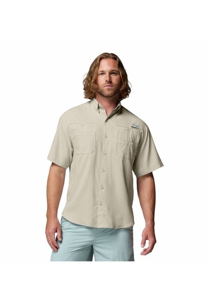 Camisa Hombre Columbia TAMIAMI II SS S Beige Columbia