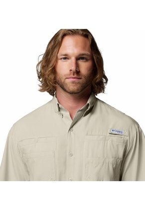 Camisa Hombre Columbia TAMIAMI II SS S Beige Columbia