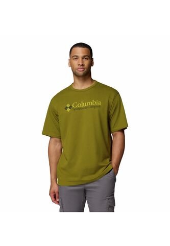 Camiseta Hombre Columbia CSC HEAVYWEIGHT LOGO Verde Columbia Columbia