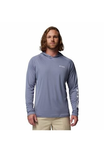 Camiseta Hombre Columbia TERMINAL TACKLE HOOD Morado Columbia Columbia