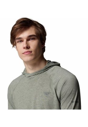 Camiseta Hombre Columbia M PFG UNCHARTED HOOD Verde Columbia