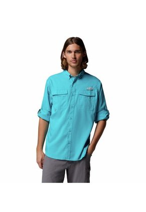 Camisa Hombre Columbia BLOOD AND GUTS V LS Azul Columbia