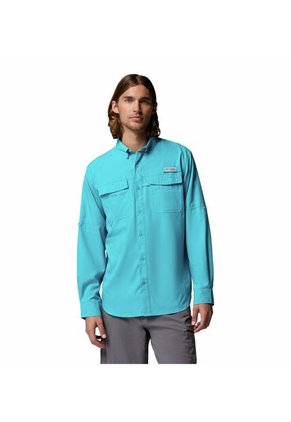 Camisa Hombre Columbia BLOOD AND GUTS V LS Azul Columbia