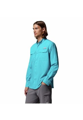 Camisa Hombre Columbia BLOOD AND GUTS V LS Azul Columbia