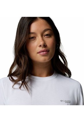 Camiseta Mujer Columbia ENDLESS TRAIL RUNNIN Blanco Columbia