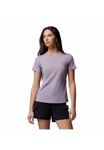 Camiseta Mujer Columbia DIAMOND PEAK PRO SS Morado Columbia