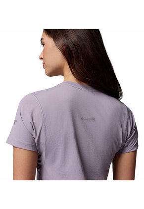 Camiseta Mujer Columbia DIAMOND PEAK PRO SS Morado Columbia